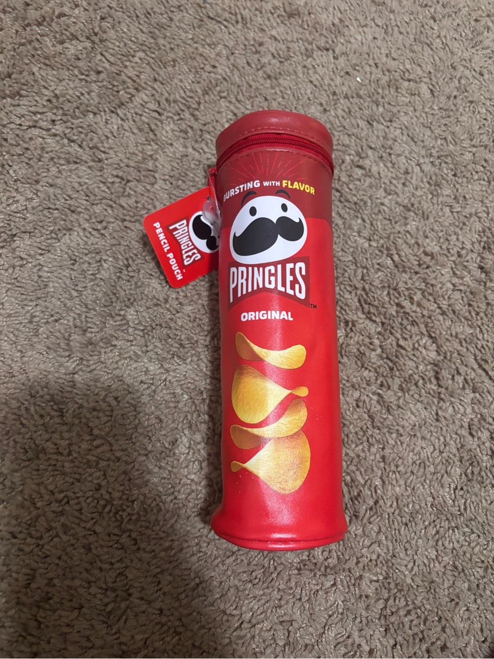 Pringles Pencil Pouch #pringles #mustache #school #schoolsupplies #novelty